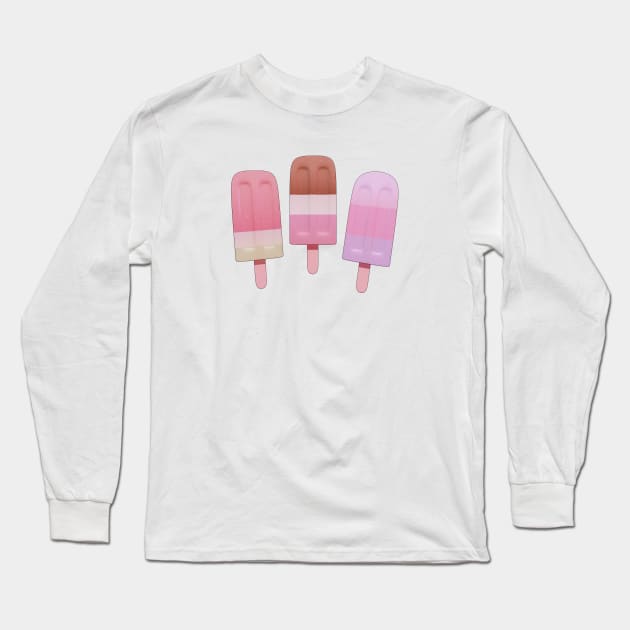 Aesthetic Popsicles Long Sleeve T-Shirt by leoleon